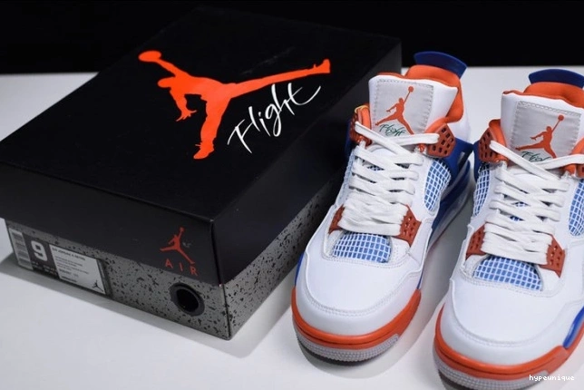 HYPE Air 308497-171 Bright 4 Jordan White Crimson-Royal Blue 0714